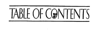 TABLE OF CONTENTS logo