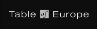 TABLE OF EUROPE logo