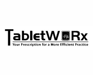 TABLETWORX YOUR PRESCRIPTION FOR A MORE EFFICIENT PRACTICE logo