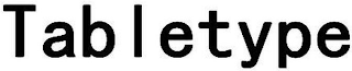 TABLETYPE logo