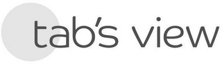 TAB'S VIEW logo