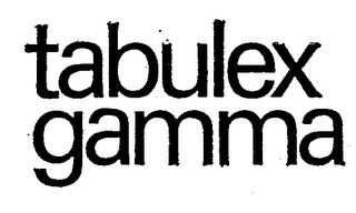 TABULEX GAMMA logo