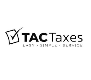 TAC TAXES EASY· SIMPLE· SERVICE logo