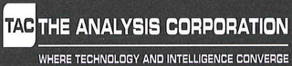 TAC THE ANALYSIS CORPORATION WHERE TECHNOLOGY AND INTELLIGENCE CONVERGE logo