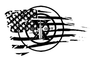 TAC X OUT logo