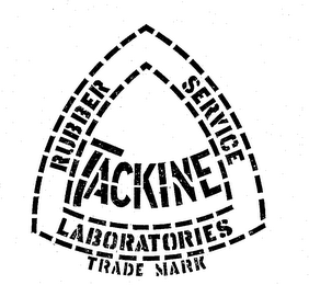 TACKINE RUBBER SERVICE LABORATORIES TRADEMARK logo
