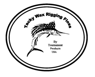 TACKY WAX RIGGING FLOSS BY TOURNAMENT PRODUCTS USA logo