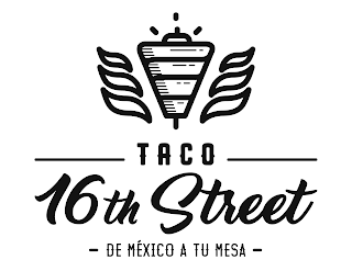 TACO 16TH STREET logo