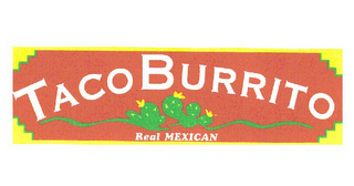 TACO BURRITO REAL MEXICAN logo