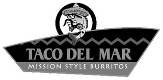 TACO DEL MAR MISSION STYLE BURRITOS logo