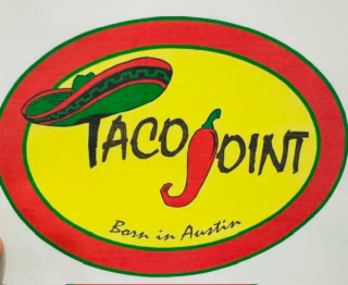 TACO JOINT BORN IN AUSTIN logo