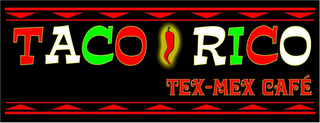 TACO RICO TEX-MEX CAFE logo
