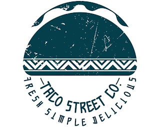 TACO STREET CO. FRESH SIMPLE DELICIOUS logo