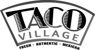 TACO VILLAGE FRESH AUTHENTIC MEXICAN logo