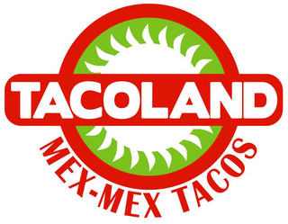 TACOLAND MEX-MEX TACOS logo