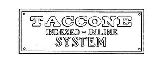 TACOONE INDEXED-INLINE SYSTEM logo