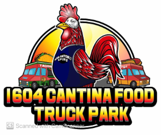 TACOS SAN ANTONIO SPURS DOGS 1604 CANTINA FOOD TRUCK PARK logo