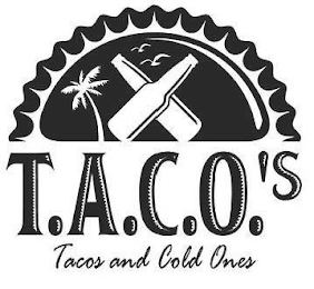 T.A.C.O.'S TACOS AND COLD ONES logo