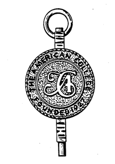 TAC/THE AMERICAN COLLEGE/FOUNDED 1927 logo