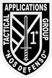 TACTICAL APPLICATIONS GROUP "NOS DEFENSO" 1* logo