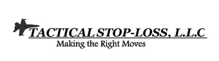 TACTICAL STOP-LOSS, L.L.C. MAKING THE RIGHT MOVES logo