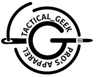 TACTICAL_GEEK PRO'S APPAREL logo