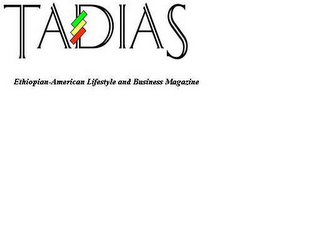 TADIAS, ETHIOPIAN-AMERICAN LIFESTYLE AND BUSINESS MAGAZINE logo