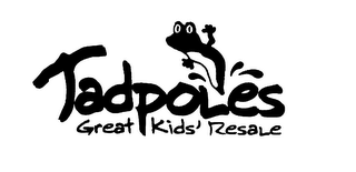 TADPOLES GREAT KIDS' RESALE logo