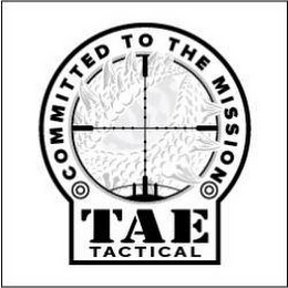 TAE TACTICAL COMMITTED TO THE MISSION logo