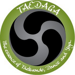 TAEDAGA THE ESSENCE OF TAEKWONDO, DANCE AND YOGA. logo