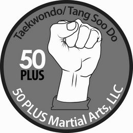 TAEKWONDO/TANG TOO DOO 50 PLUS MARTIAL ARTIS, LLC 50 PLUS logo
