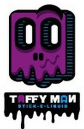 TAFFY MAN STICK-E-LIQUID logo