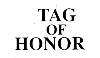 TAG OF HONOR logo