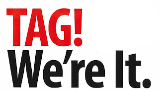 TAG! WE'RE IT. logo
