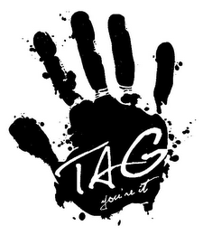 TAG YOU'RE IT logo