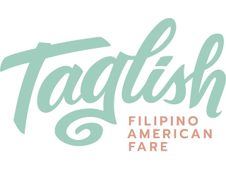 TAGLISH FILIPINO AMERICAN FARE logo