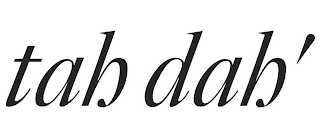 TAH DAH' logo