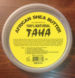 TAHA 100% NATURAL AFRICAN SHEA BUTTER logo