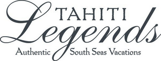 TAHITI LEGENDS AUTHENTIC SOUTH SEAS VACATIONS logo