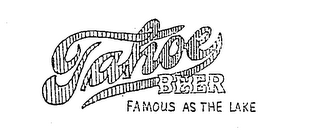 TAHOE BEER FAMOUS AS THE LAKE logo