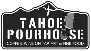 TAHOE POURHOUSE COFFEE, WINE ON TAP, ART & FINE FOOD logo