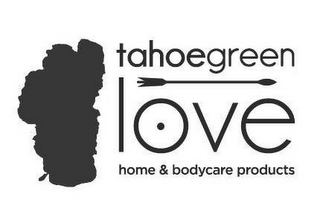 TAHOEGREEN LOVE HOME & BODYCARE PRODUCTS logo