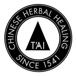 T'AI CHINESE HERBAL HEALING SINCE 1541 logo