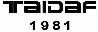 TAIDAF 1981 logo