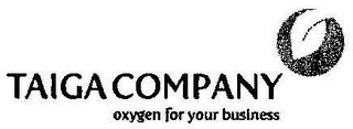 TAIGA COMPANY OXYGEN FOR YOUR BUSINESS logo