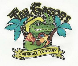 TAIL GATORS CORNHOLE COMPANY logo