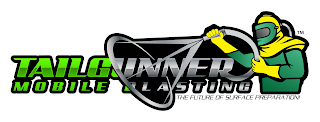 TAILGUNNER MOBILE BLASTING THE FUTURE OF SURFACE PREPARATION! logo