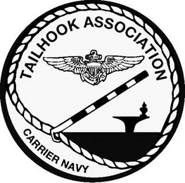 TAILHOOK ASSOCIATION CARRIER NAVY logo