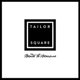 TAILOR SQUARE MADE TO MEASURE logo