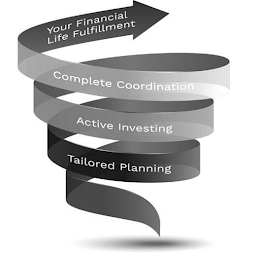 TAILORED PLANNING ACTIVE INVESTING COMPLETE COORDINATION YOUR FINANCIAL LIFE FULFILLMENT logo